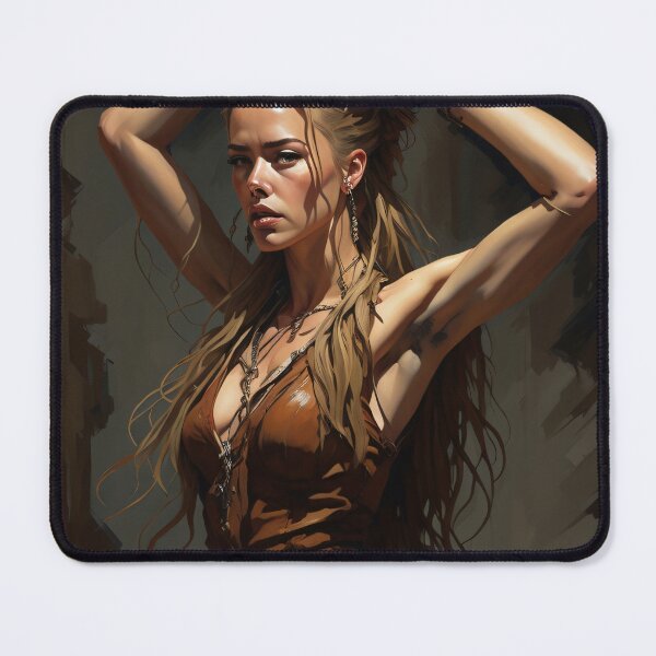 Item preview,  Beautiful woman with arms up painting designed and sold by Vintage Designs +.