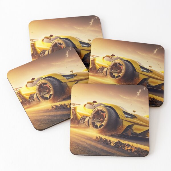 Item preview, Yellow Supercar With A Bright Sunshine  designed and sold by ByDigitalDream.