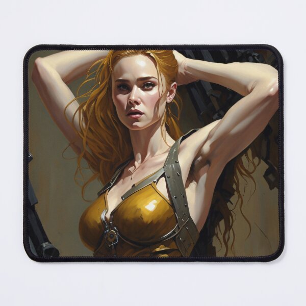 Item preview,  Beautiful woman with arms up painting designed and sold by Vintage Designs +.