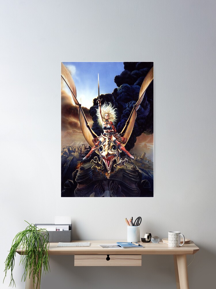 Thumbnail 1 of 3, Poster, Taarna Heavy Metal by Chris Achilleos in 1980 designed and sold by HseAchilleos.