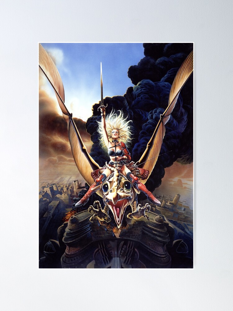 Thumbnail 2 of 3, Poster, Taarna Heavy Metal by Chris Achilleos in 1980 designed and sold by HseAchilleos.