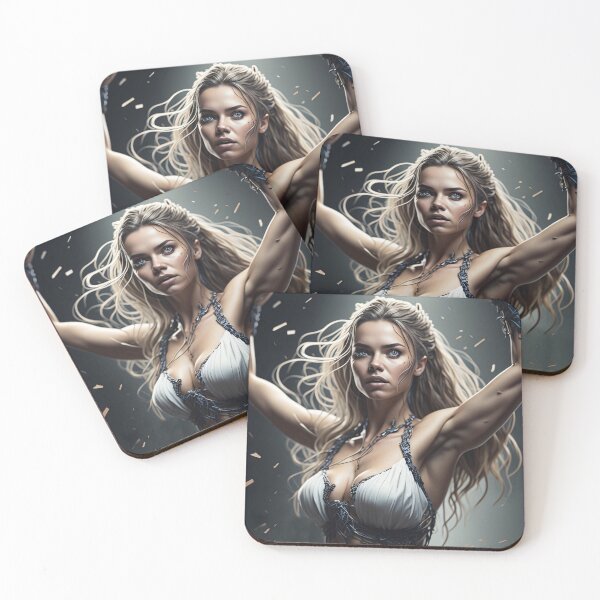Item preview,  Beautiful woman with arms up painting designed and sold by Vintage Designs +.