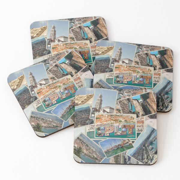 Item preview, Greetings from Split in Croatia Vintage style retro souvenir designed and sold by DeveloperProp0.