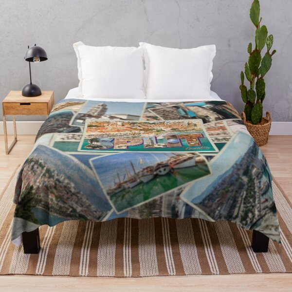 Item preview, Greetings from Split in Croatia Vintage style retro souvenir designed and sold by DeveloperProp0.