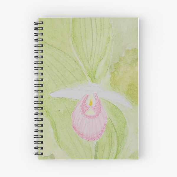 Item preview, Lady slipper forest watercolor painting  designed and sold by JewelsNova.