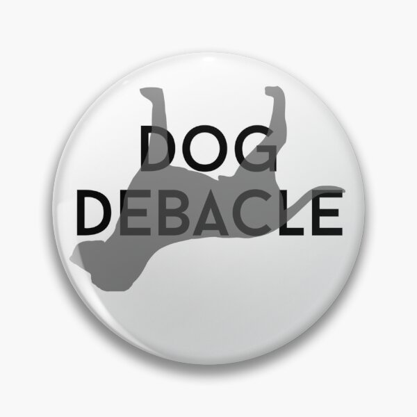 Item preview, dog debacle - alternative animal text graphic v1 white background designed and sold by fishpressink.