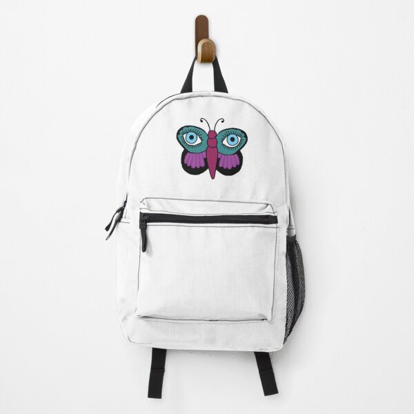 Item preview, Butterfleye - purple and teal butterfly with eyes in wings designed and sold by funkyfoxdesign.
