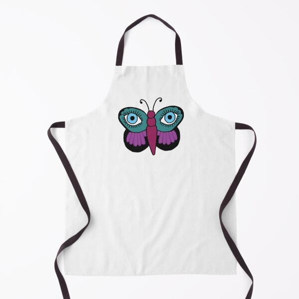 Item preview, Butterfleye - purple and teal butterfly with eyes in wings designed and sold by funkyfoxdesign.