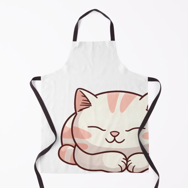 Item preview, cute kawaii cat sleeping designed and sold by BenjaminsPlace.