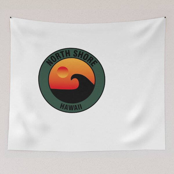 Item preview, North Shore Haleiwa Hawaii Vintage Retro Surf USA Travel Vacation Summer Sunset Beach designed and sold by tmartinezta.
