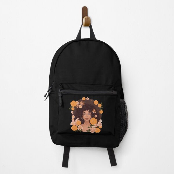 Item preview, Black Women Fantasy Retro Boho Afro Flower Art designed and sold by ggartdesigns.
