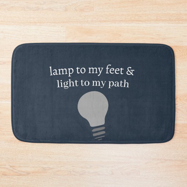 Item preview, Psalm 119:105 white tipography designed and sold by Havalym Havel.