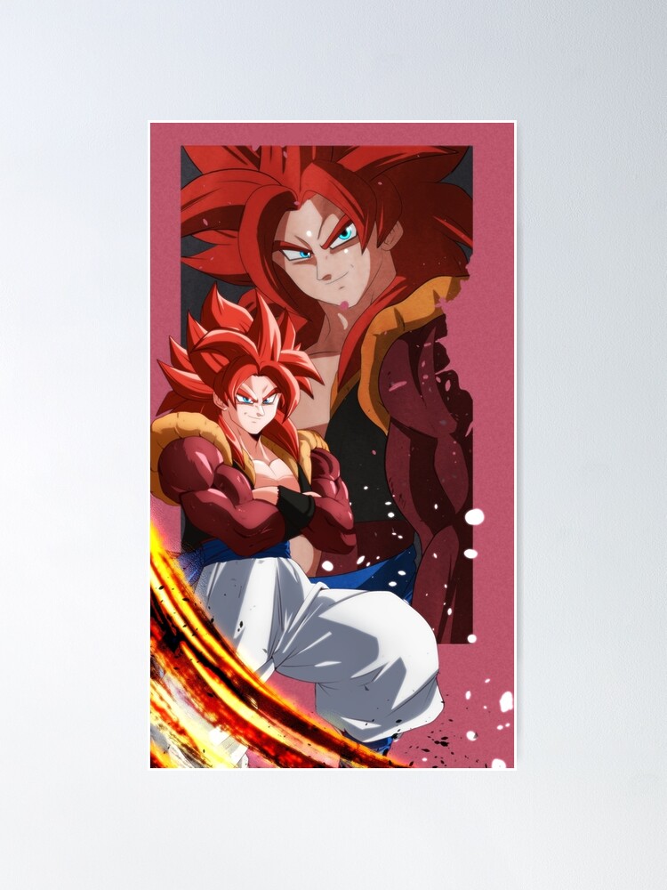 GOGETA SSJ 4 Poster for Sale by memeboyxaxa