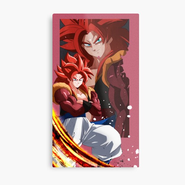 Ssj Red Hair Png Ssj4 Red Hair - Dragon Ball Z Gogeta Ssj4 - Free