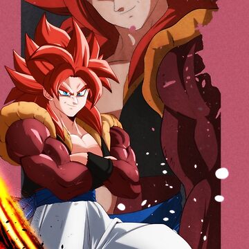 Gogeta SSJ4 Poster for Sale by jixelpatterns