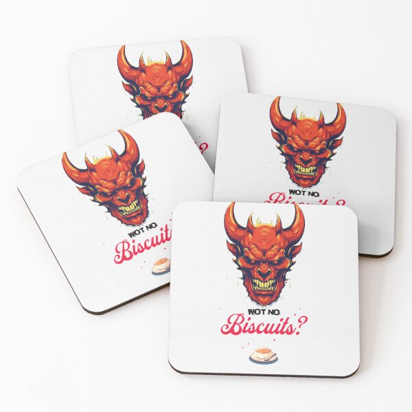Item preview, Devilishly Good Tea Time - "Wot No Biscuits?" T-shirt designed and sold by The-Dark-Art.