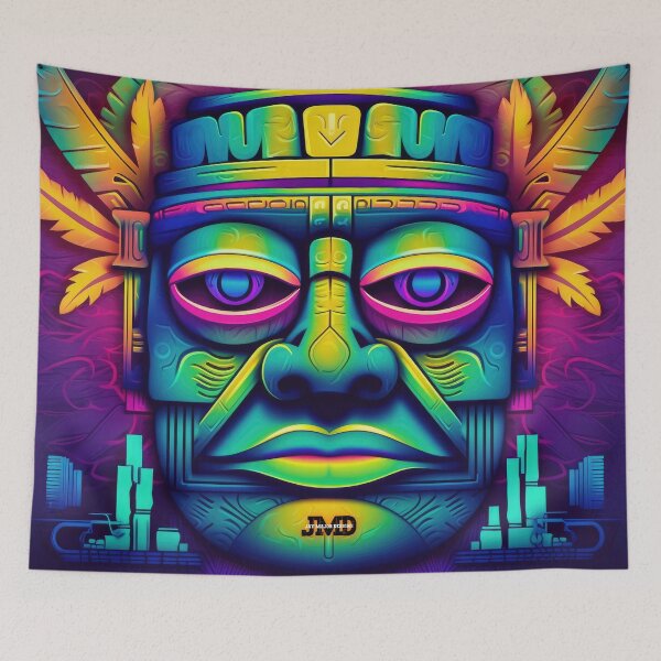Item preview, Aztec Masks 2 of 24 designed and sold by Jenson Major.