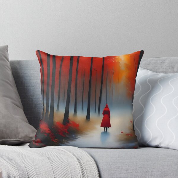 Item preview, Lady in Red Coat Walking into a Mysterious Forest designed and sold by PatriciaReyes.
