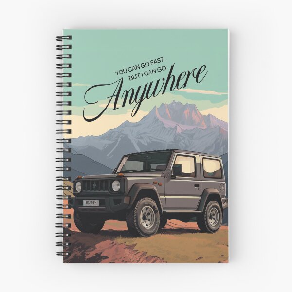 Item preview, Grey Jimny en una aventura | Ilustración de escape de montaña designed and sold by stoicjimny.
