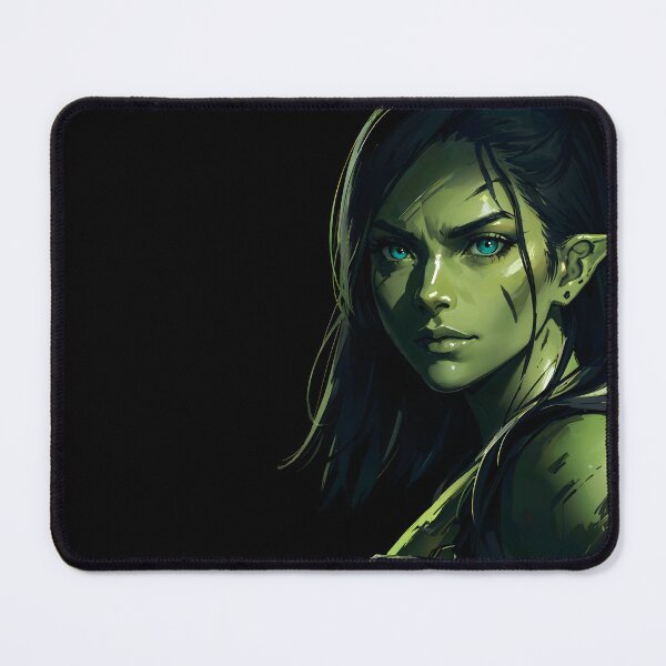 Item preview, Intense Half-Orc Woman  designed and sold by ByteyCreatives.