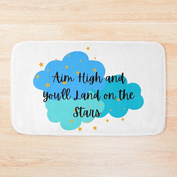 Item preview, Aim High and you'll Land on the Stars l Clouds designed and sold by GabbyC03.