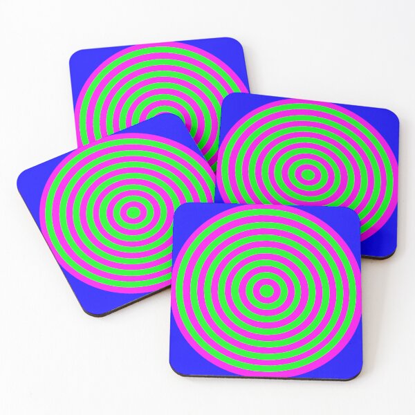 Item preview, Five Circles on Blue designed and sold by GEOMETRIC ART .