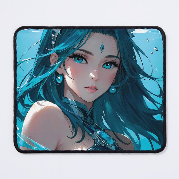Item preview, Blue Mermaid Splashing in the Waters designed and sold by ByteyCreatives.