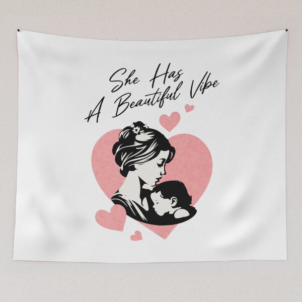 Item preview, She Has A Beautiful Vibe designed and sold by PlayfulPrint.