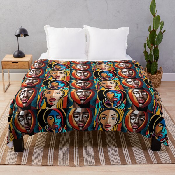 Item preview, Vibrant and Bold: Woman in Technicolor Dreamcoat designed and sold by DomStarnini.