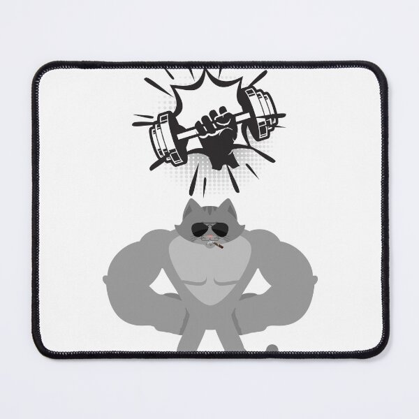 Item preview, gym cat designed and sold by Eliosshop.