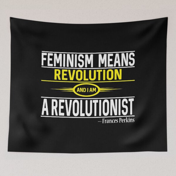 Item preview, Feminism Means Revolution Frances Perkins designed and sold by fuzzynautilus.