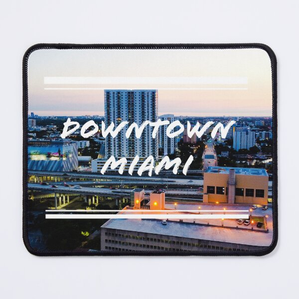 Item preview, Downtown Miami beautiful sky view designed and sold by wide26.