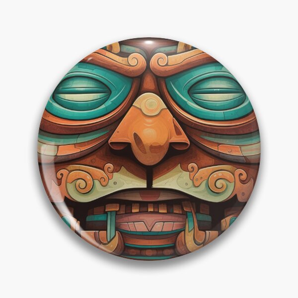 Item preview, Aztec Masks 3 of 24 designed and sold by Jenson Major.