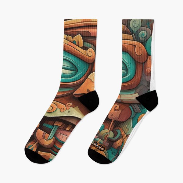 Item preview, Aztec Masks 3 of 24 designed and sold by Jenson Major.