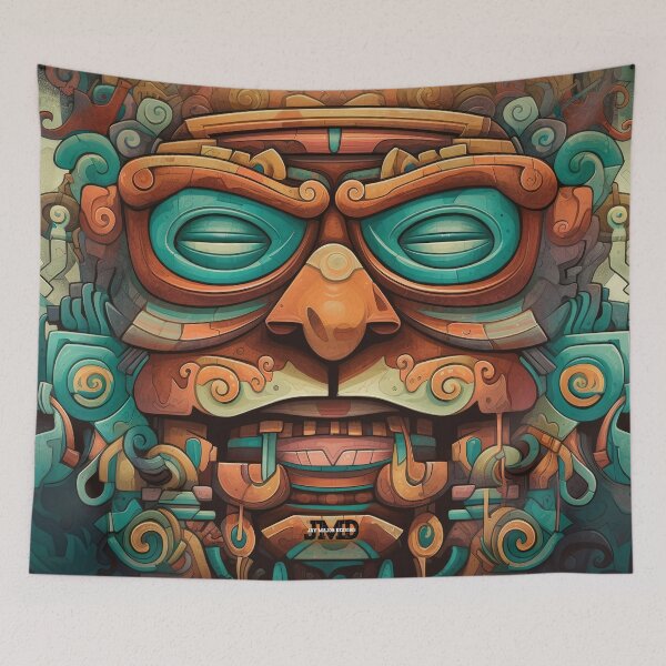 Item preview, Aztec Masks 3 of 24 designed and sold by Jenson Major.