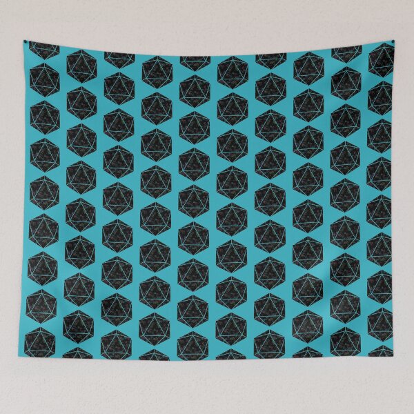 Item preview, D20 Dice Hoard - Turquoise, Green and Magenta designed and sold by AvengingSassy.
