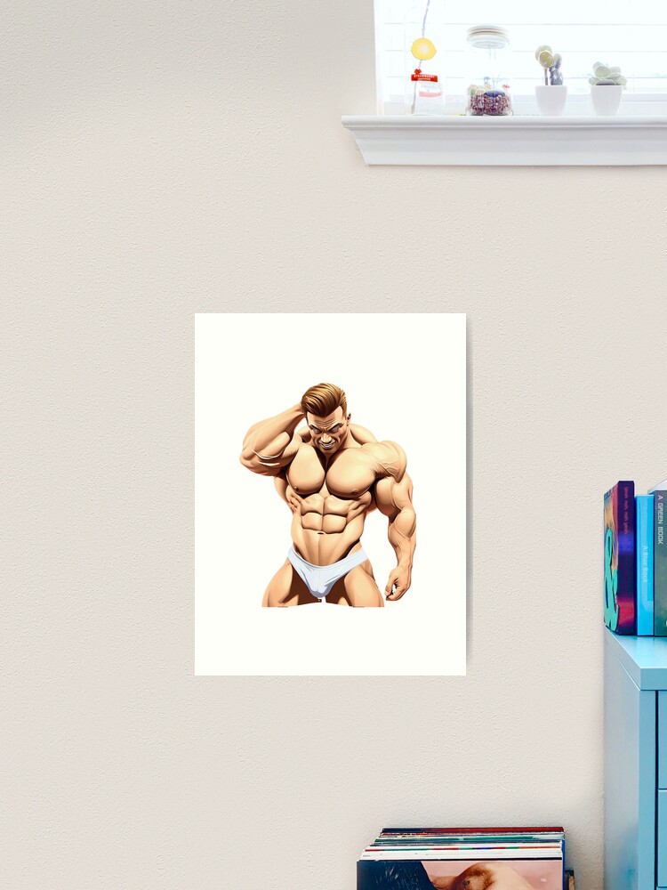 Bodybuilder, artwork F006 / 7342 available as Framed Prints, Photos, Wall  Art and Photo Gifts