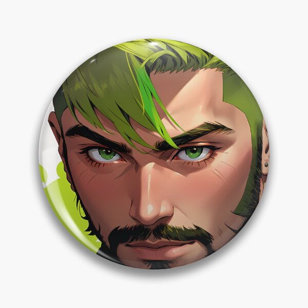 Item preview, Colorful picture of a handsome male, anime style. designed and sold by Scratchproof.