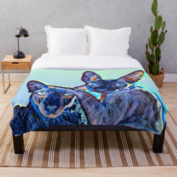 Item preview,  @eyrabeats-shop: Blue Eyes Sphynx Cat - Pastell Green Background  designed and sold by eyrabeats-shop.