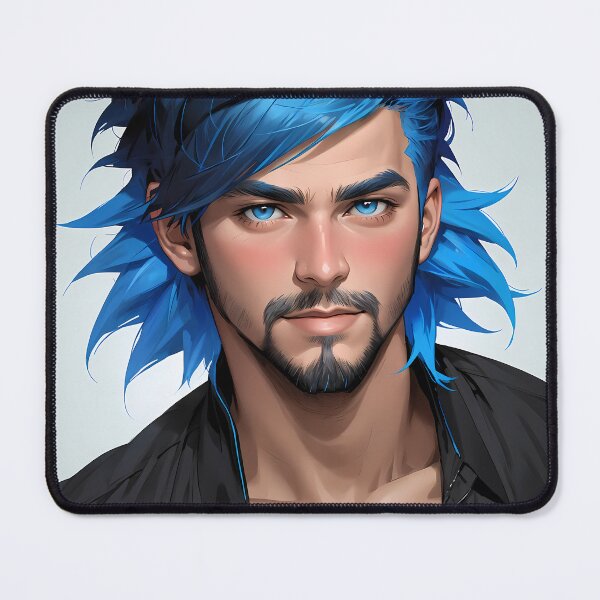 Item preview, Imagen colorida de un hombre guapo, estilo anime. designed and sold by Scratchproof.