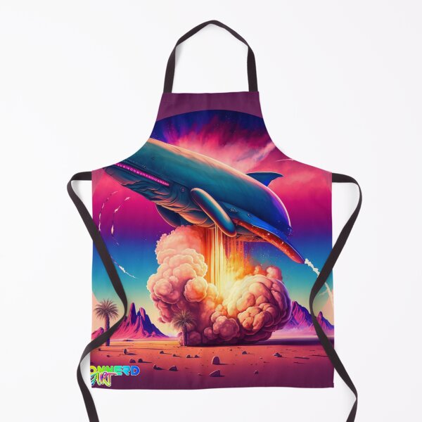 Item preview, Neon Whale above Atomic Desert designed and sold by derNeonnerd.