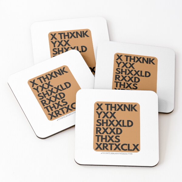Item preview, Vowels are overrated  designed and sold by CremisArt.