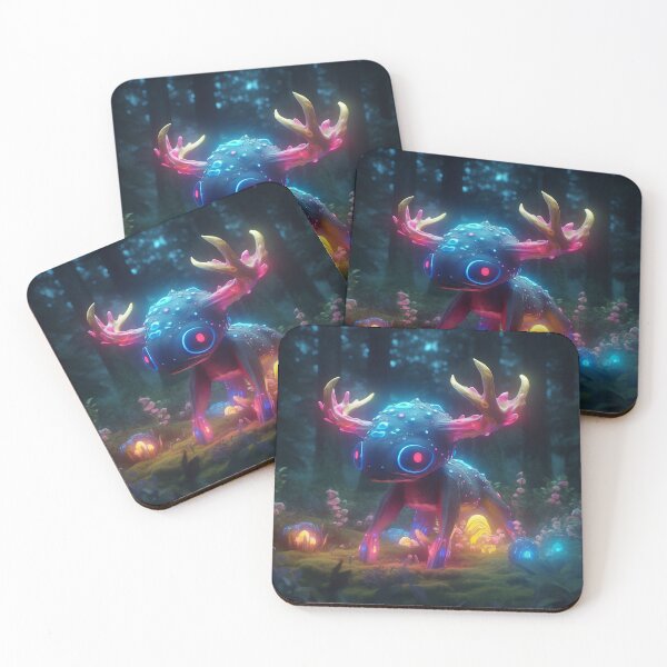 Item preview, Antlers in the Neon Mushroom Field designed and sold by CashfloCFA.