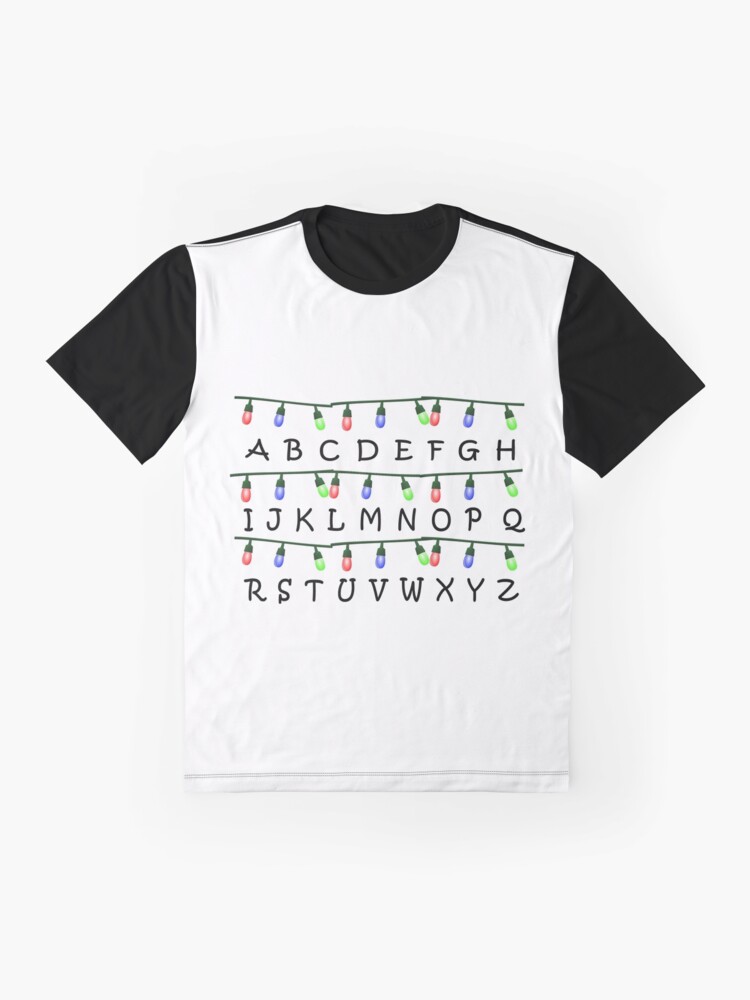 stranger things christmas lights shirt