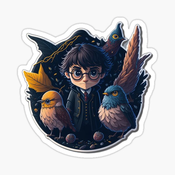 "Harry Potter Style Sticker" Sticker for Sale by pelzolga123 Redbubble