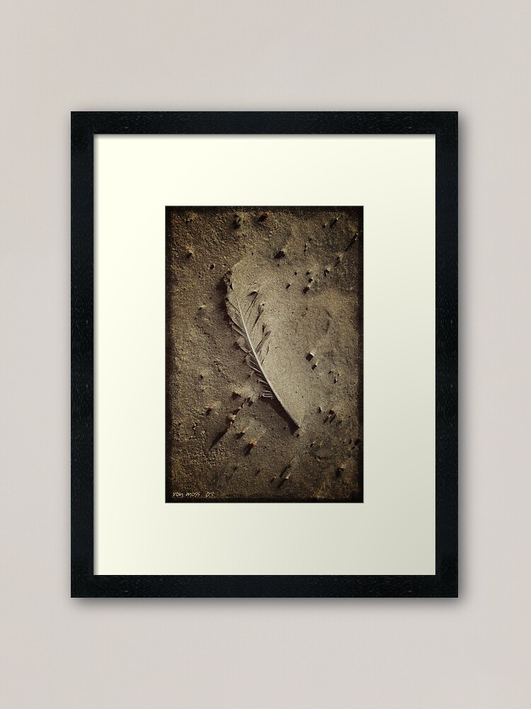 Alternate view of words Framed Art Print