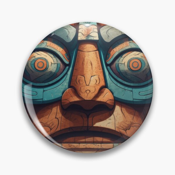Item preview, Aztec Masks 4 of 24 designed and sold by Jenson Major.