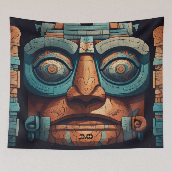 Item preview, Aztec Masks 4 of 24 designed and sold by Jenson Major.