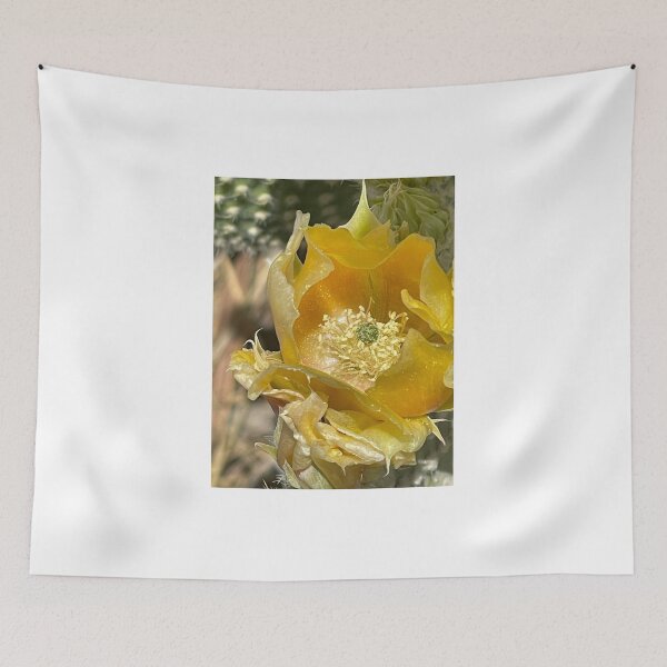 Item preview, Yellow Cactus Flower designed and sold by Girlfriendrock.