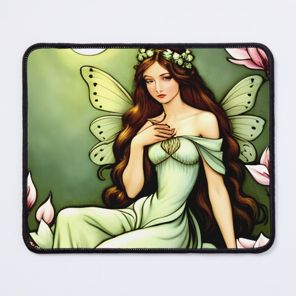 Item preview, Fairy sitting in magnolia tree designed and sold by AuroraSpringer.